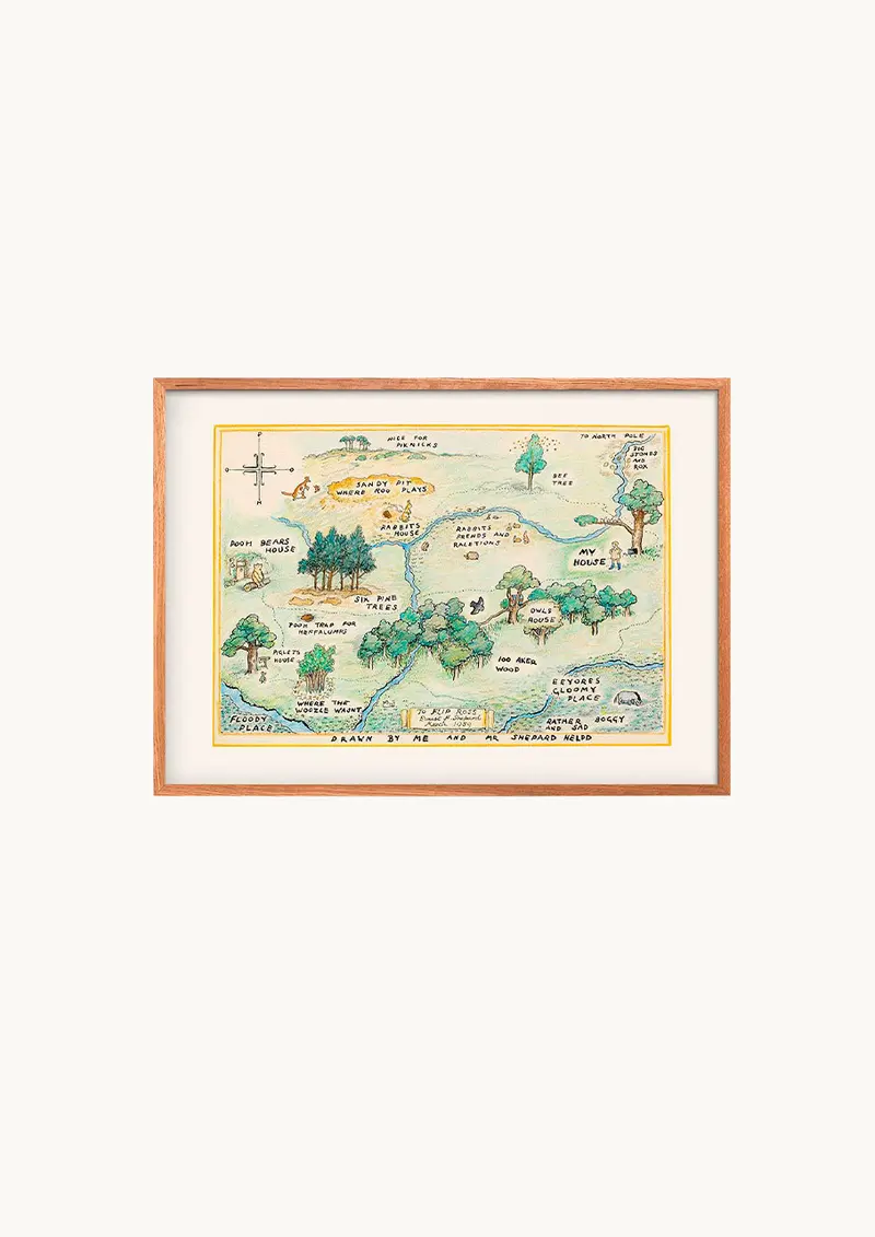 '100 Meter Skoven' Peter Plys Plakat