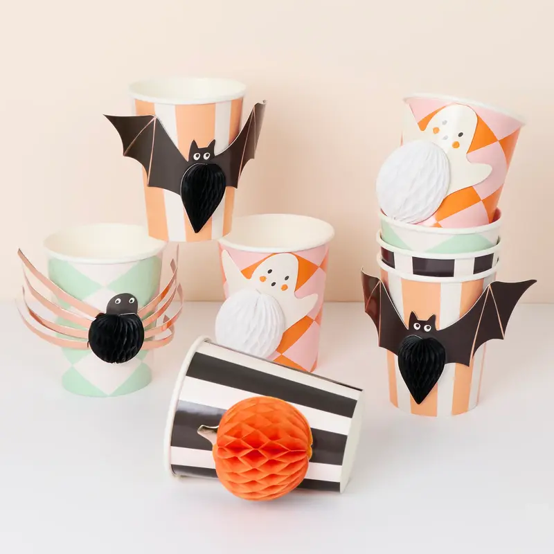 3D Halloween-kopper