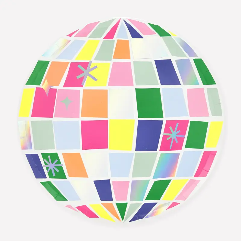 8 Engangstallerkener, Disco Ball