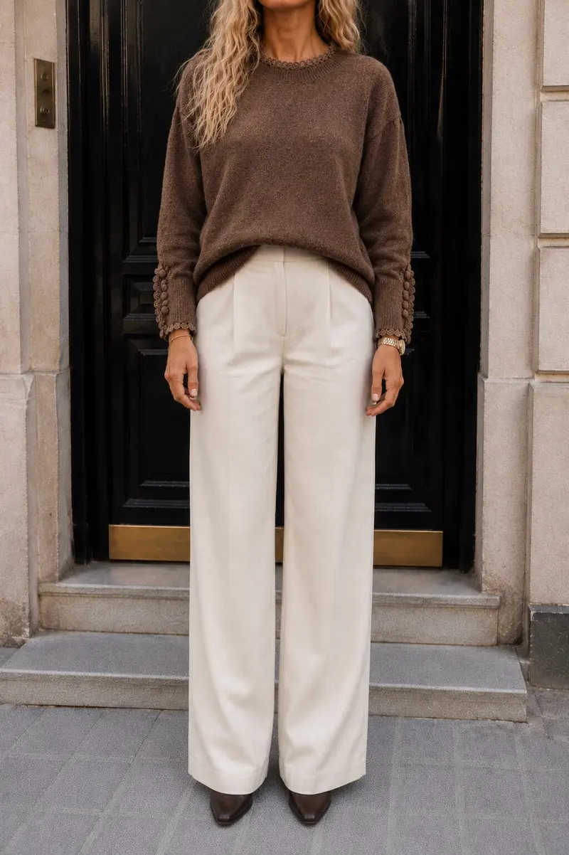 A-Bee - Auria-Louise Knit - Brown