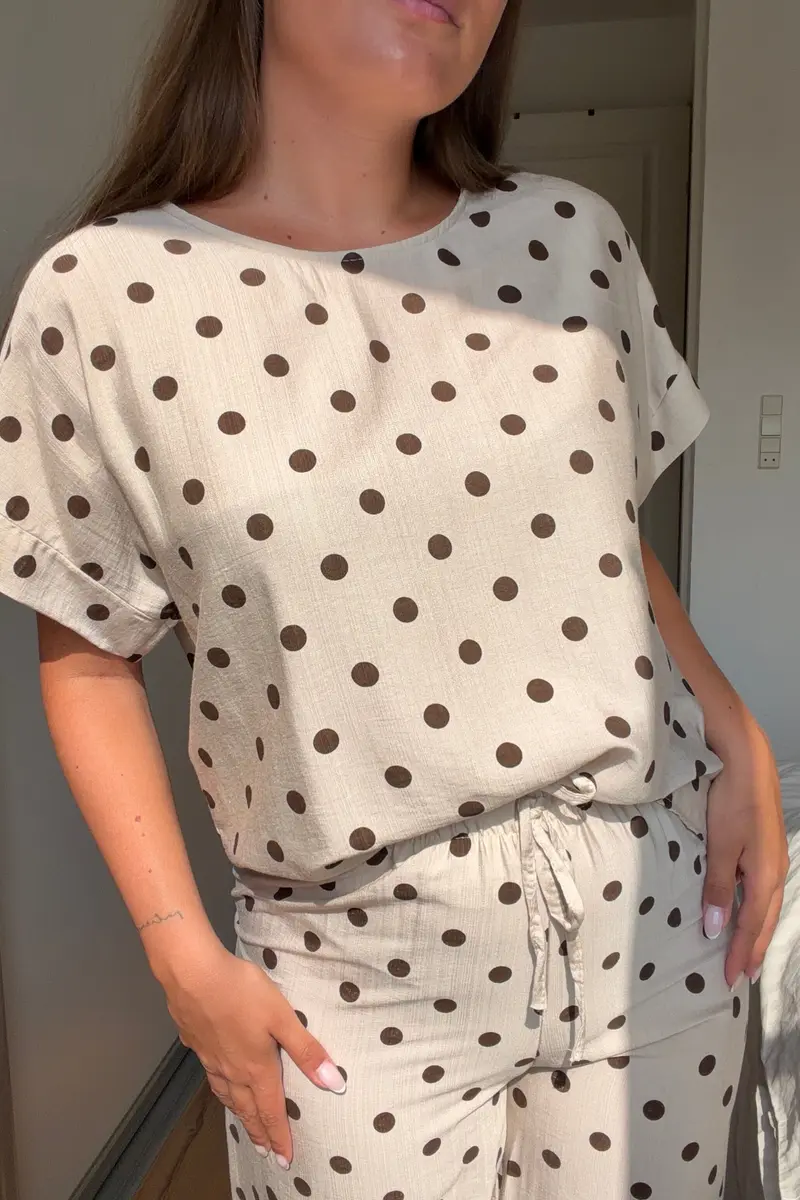 A-Bee - Delara Blouse - Beige