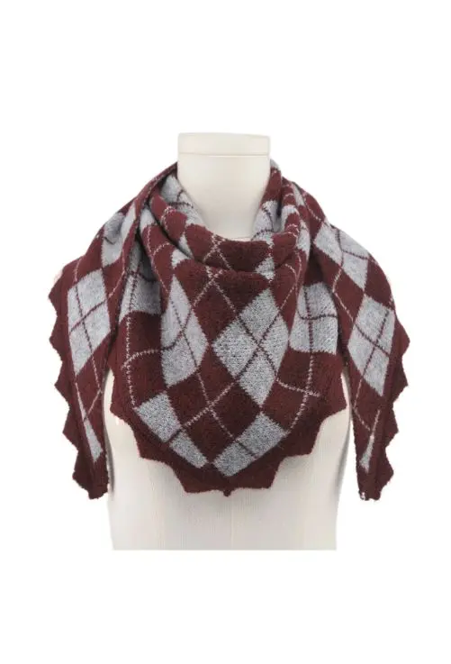 A-Bee - Inaya Scarf - Burgundy