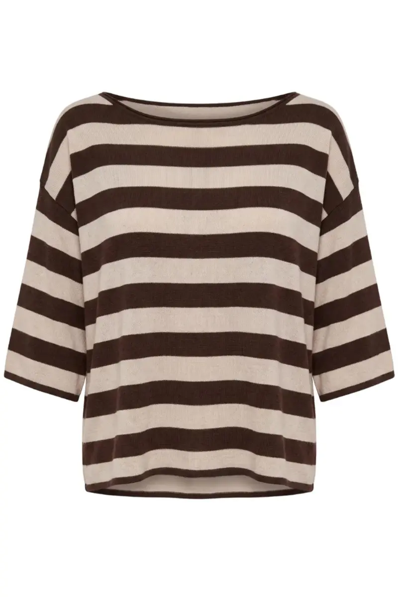 A-Bee - Ivy 70125 - Beige / Brown Stripe