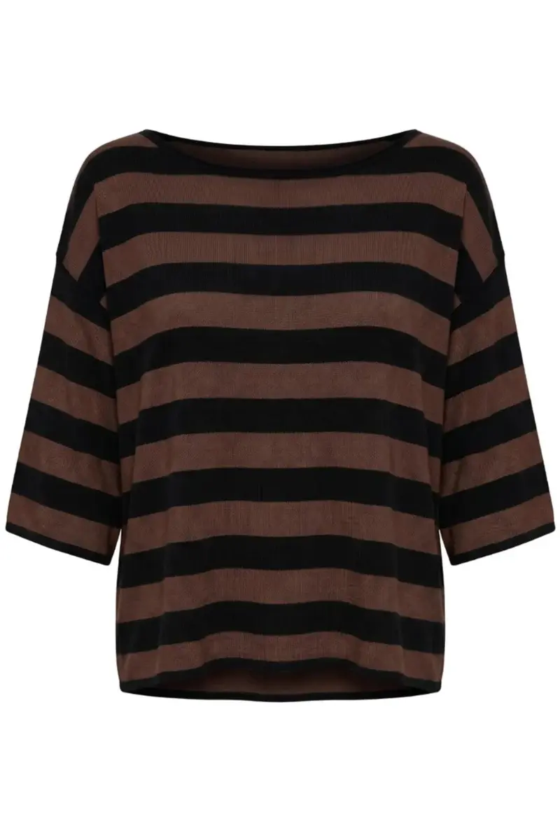 A-Bee - Ivy 70125 - Black / Brown Stripe