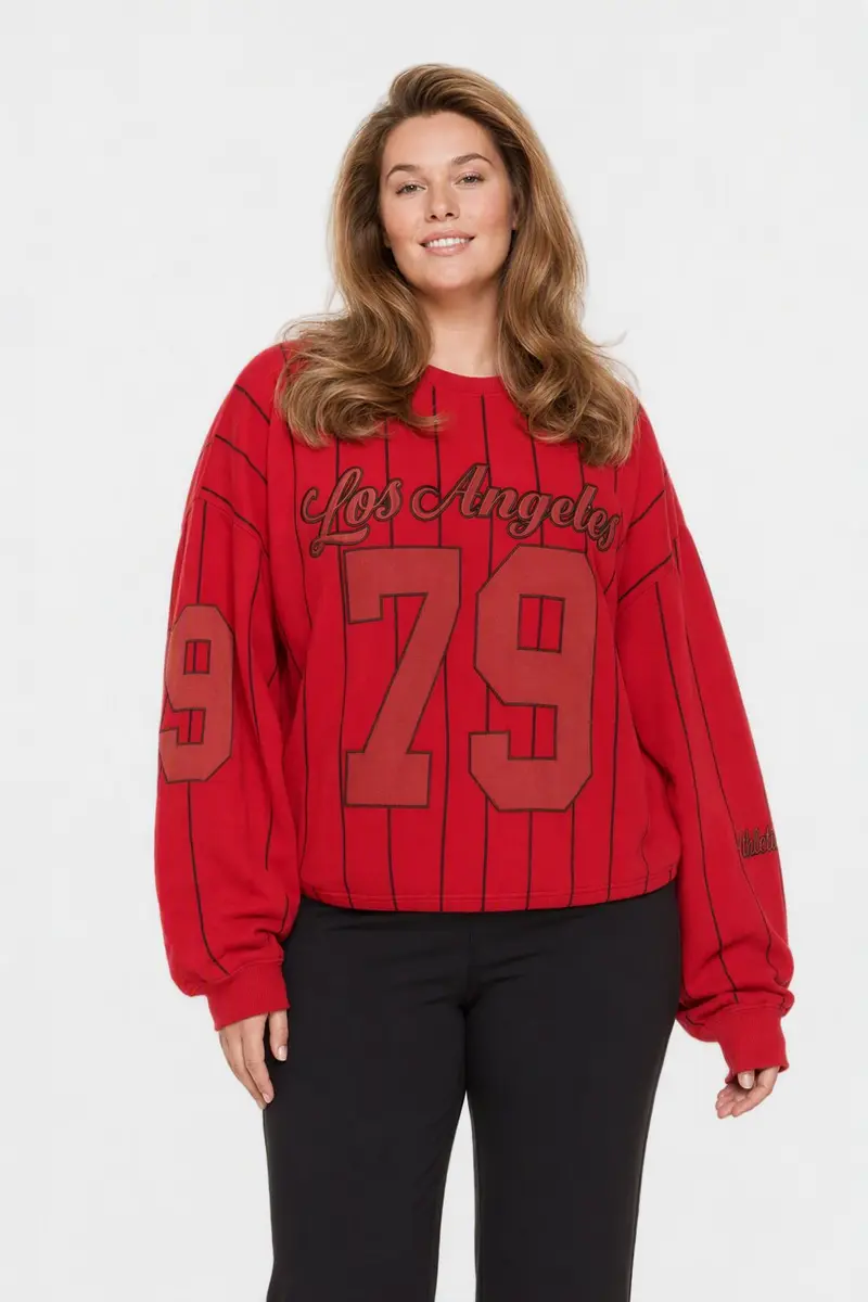 A-Bee - Lisette Sweatshirt - Red