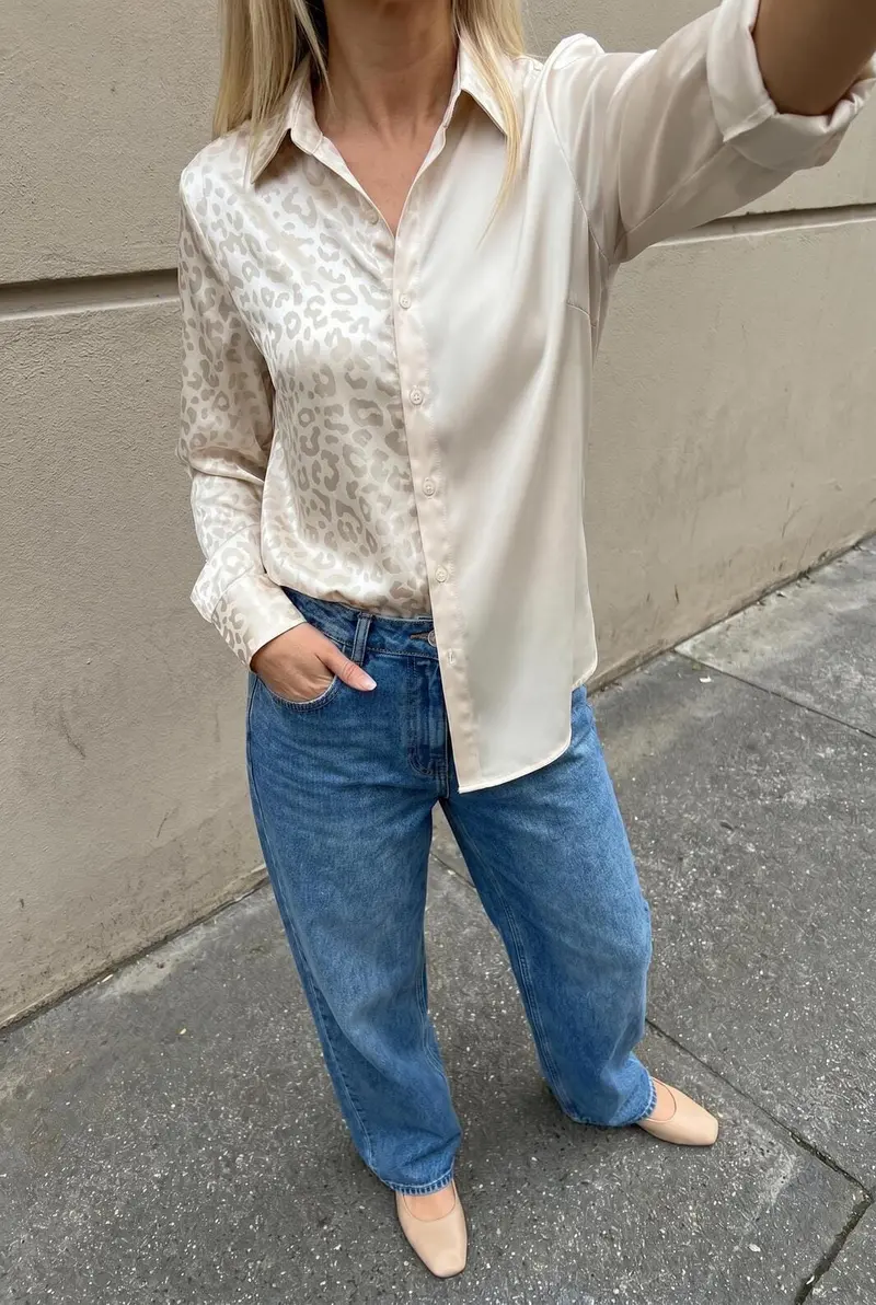 A-bee - Liva Shirt - Beige
