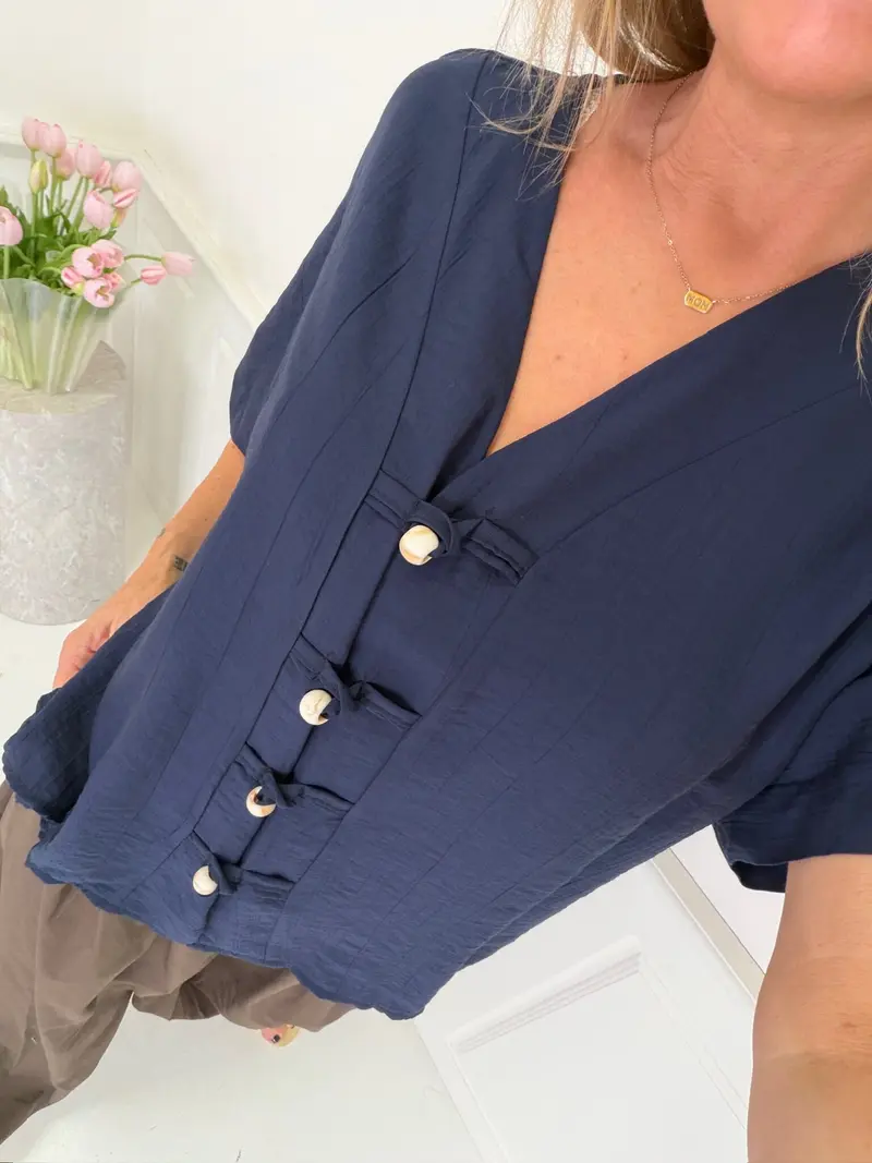 A-Bee - Lyra Shirt - Navy