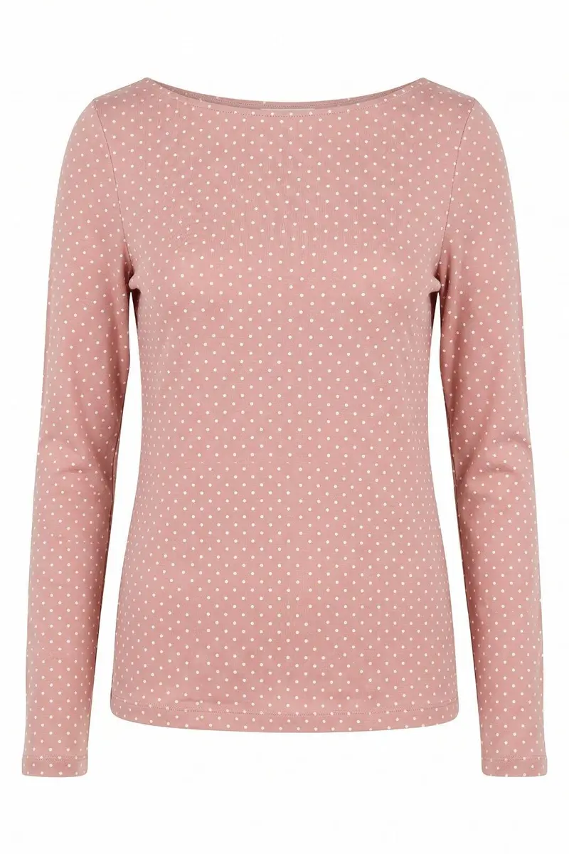 A-Bee - Poppy  97201  - Pink With White Polka Dot