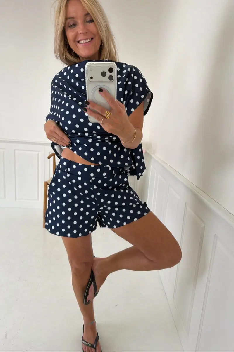 A-Bee - Rahel 8751-1 Shorts  - Navy