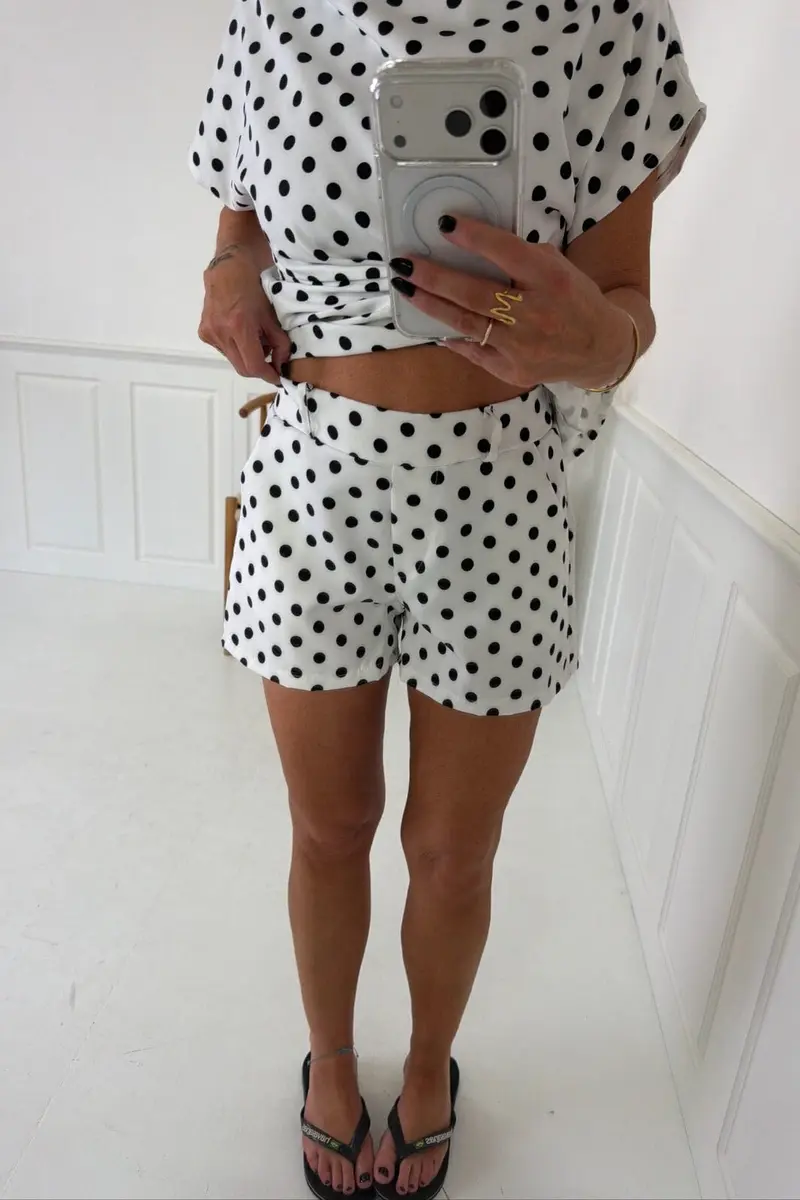 A-Bee - Rahel 8751-1 Shorts  - White
