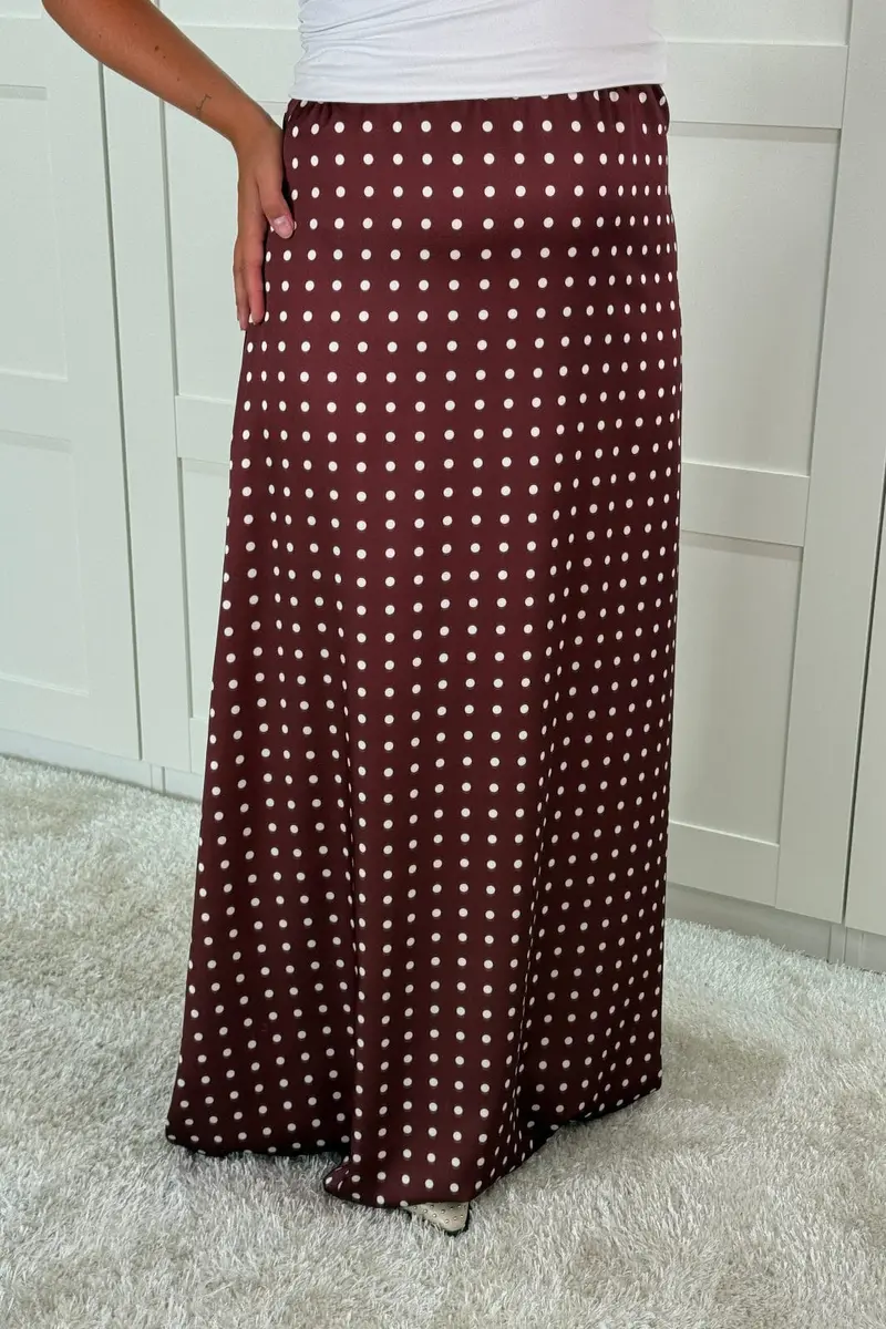 A-bee - Sabrina Skirt - Dark Maroon