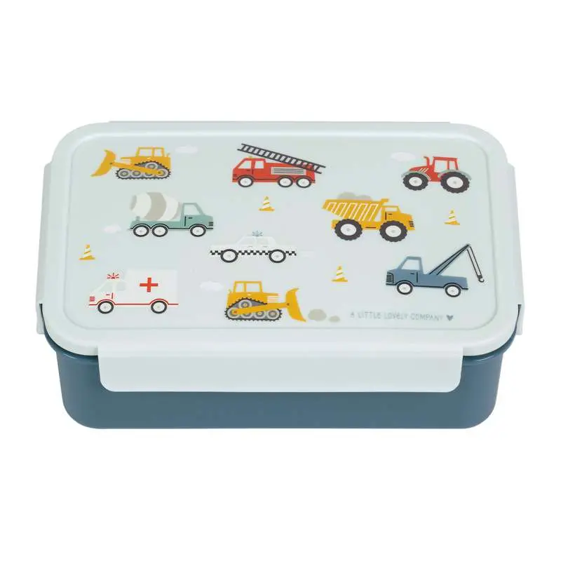 A Little Lovely Company Ruminddelt Bento Madkasse - Vehicles