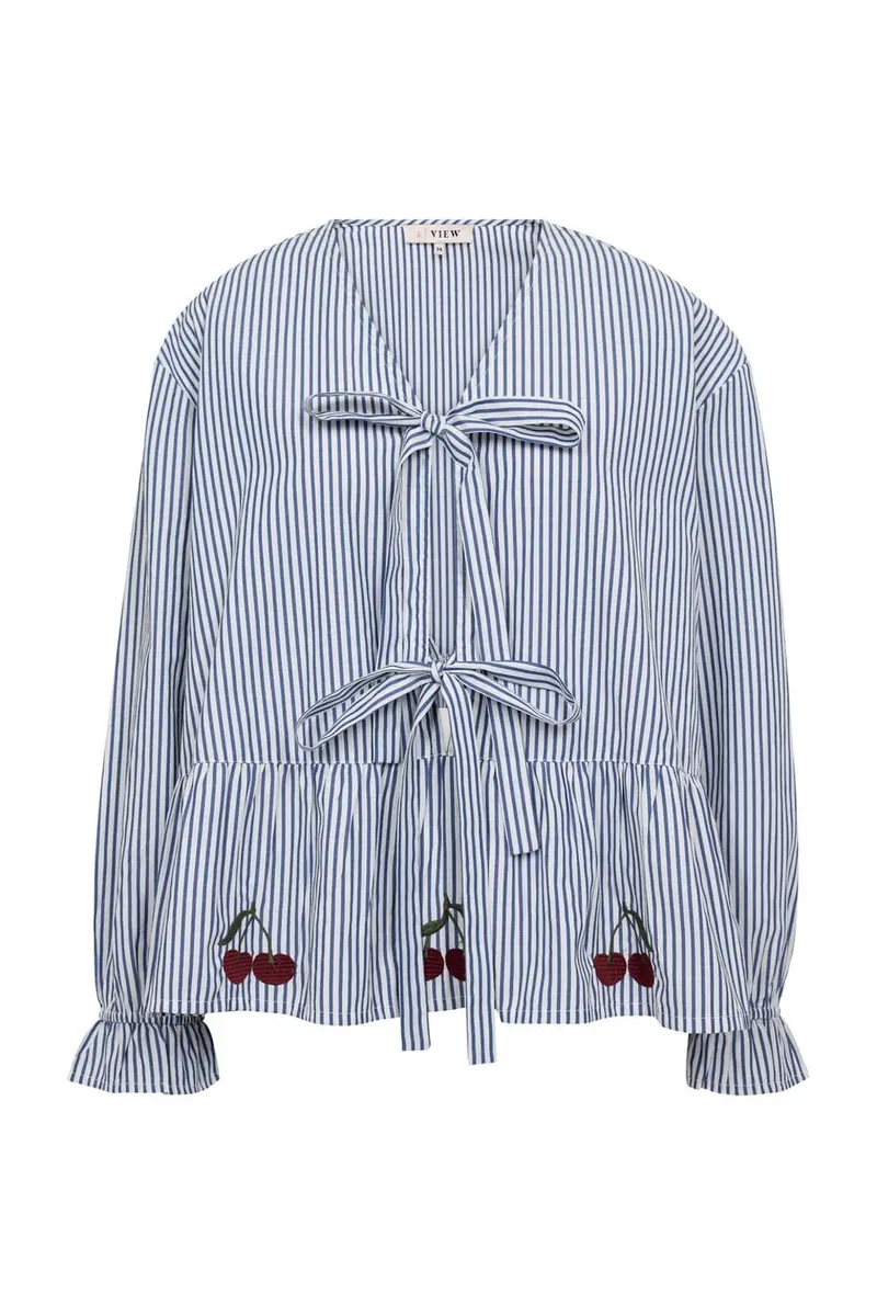 A-View - Alize Blouse AV8093 - 112 - Blue/White Stribe