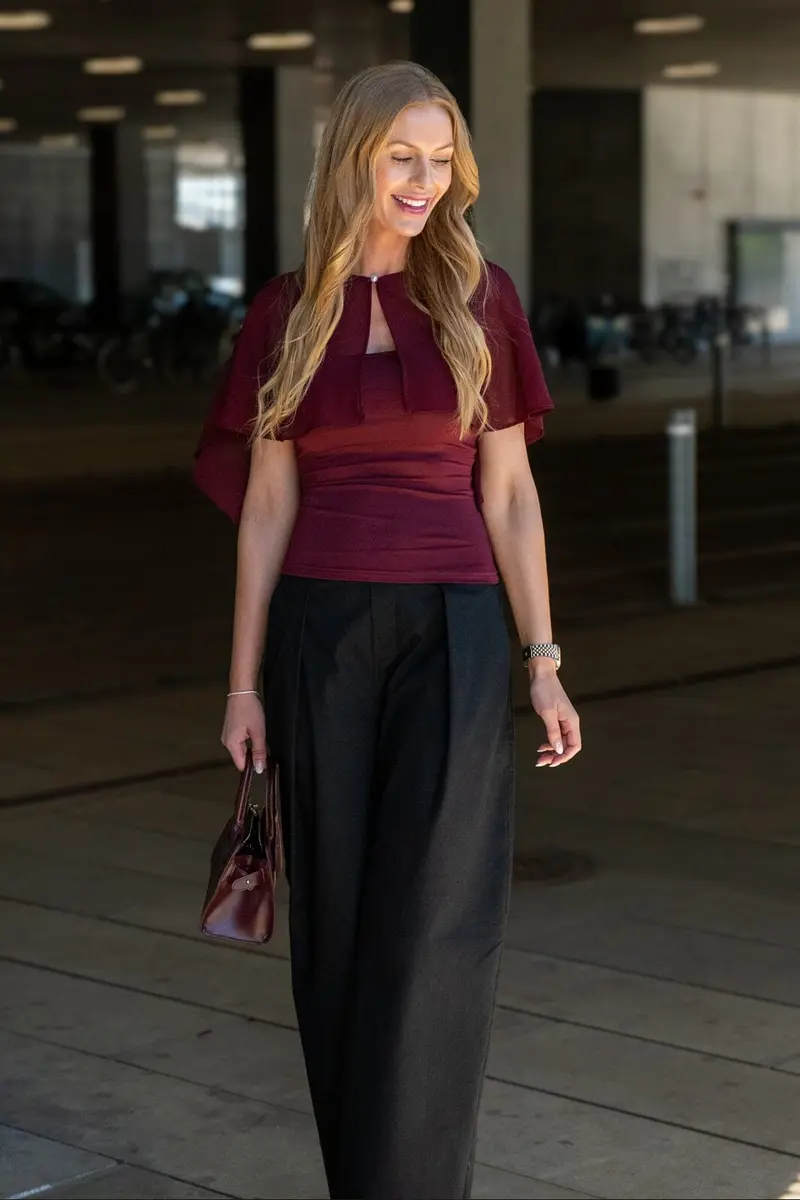 A-View - Anneline Blouse Av9533 - 098 - Merlot