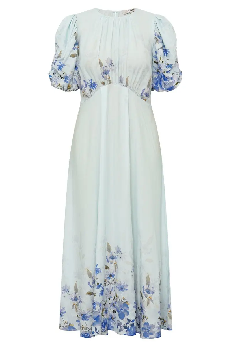 A-View - Botanic Dress AV8141 - 282 - Light Blue