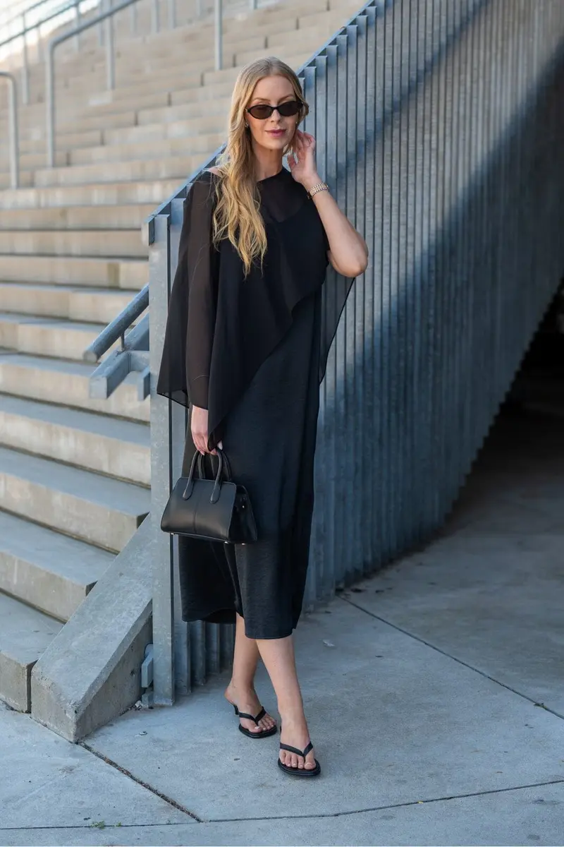 A-View - Flow Dress Av9495 - 999 - Black