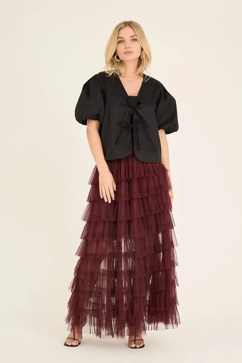 A-View - Miranda Skirt AV4798 - 250 - Burgundy