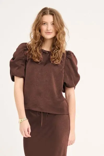 A-View - Sinda Blouse AV5085 - 117 - Brown