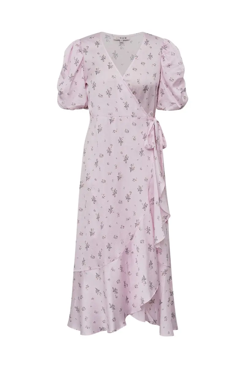A-View - Sinda Flower Dress AV8210 - 208 - Rose/Green