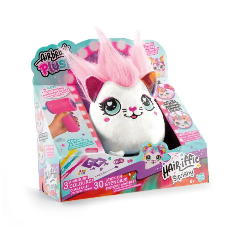 AIRBRUSH PLUSH Hair'iffic (17cm Squish Pal)