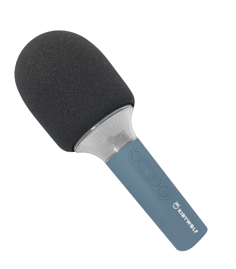 Alt-i-en mikrofon, KidyMic, blue