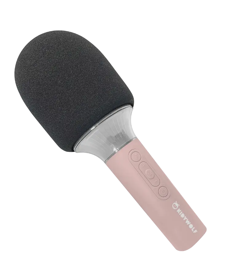Alt-i-en mikrofon, KidyMic, pink