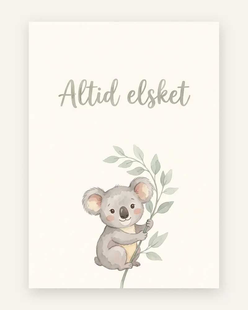 Altid elsket plakat