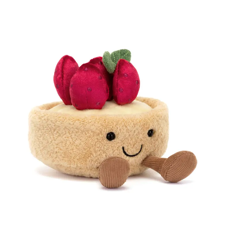 Amuseables Fleurette Tarte Aux Fraises, 11 cm