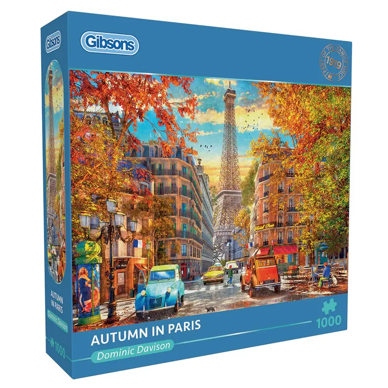 Autumn in Paris 1000 brikker puslespil fra Gibson
