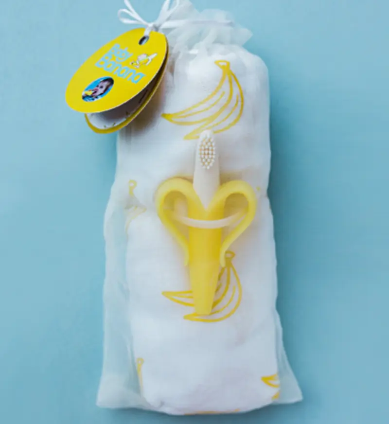 Baby-Banana Svøb + Banantandbørste