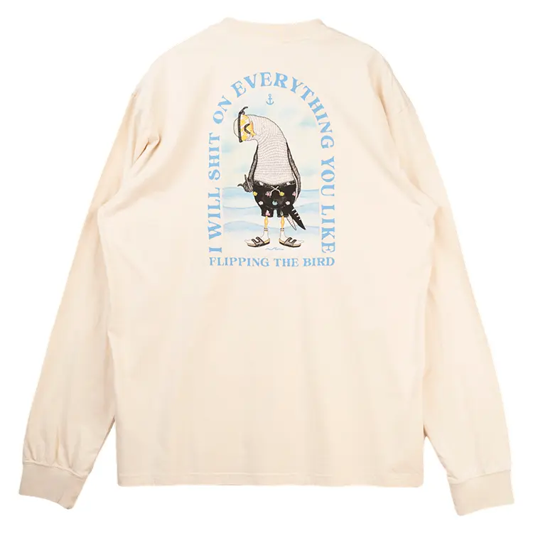 Back Flipping Boxfit LS T-shirt | Langærmet T-shirt | Unisex | Bomuld