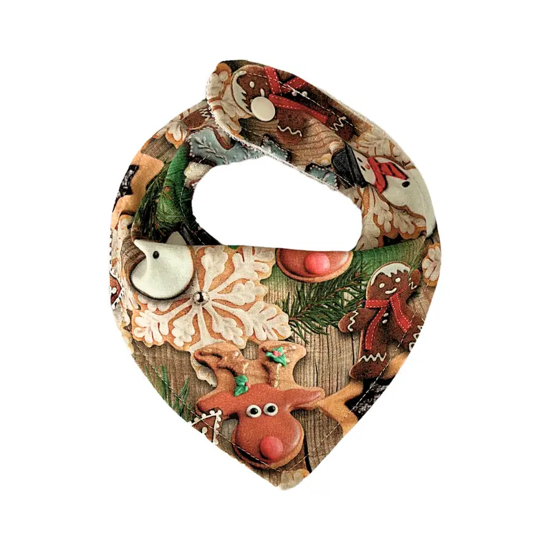 Bandana Bib | Christmas Cookies