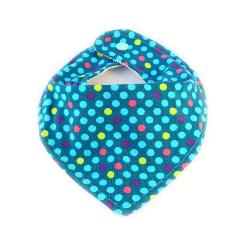 Bandana Bib | Green Dots