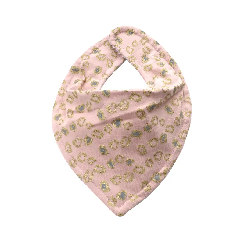 Bandana Bib | Pink Leopard