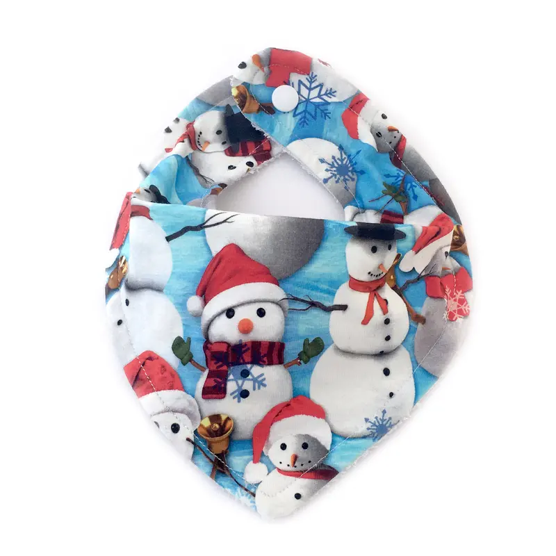 Bandana Bib | Snowman