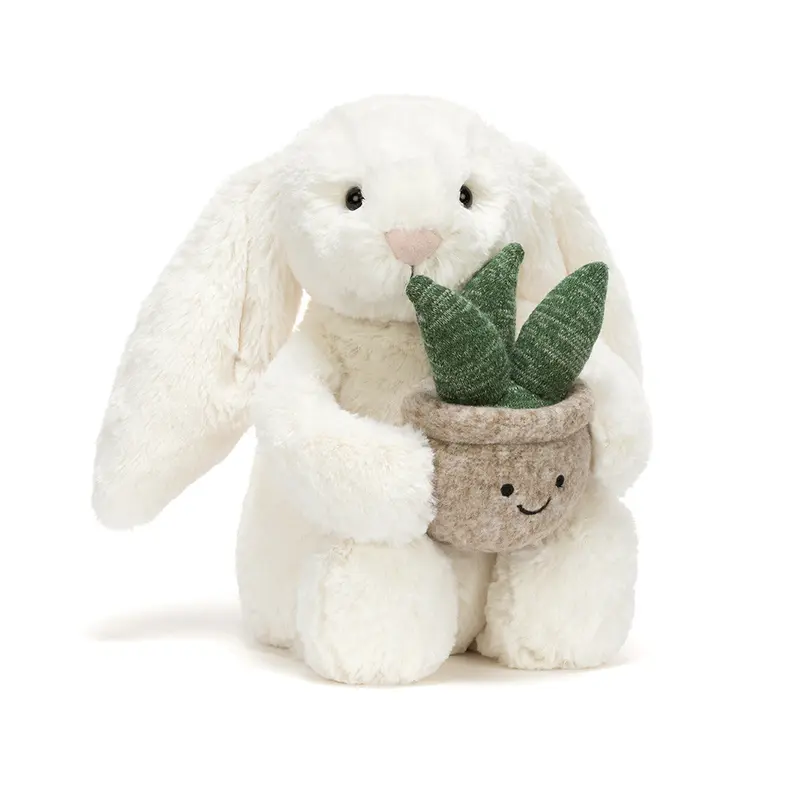Bashful Kanin Med Plante, 31 cm
