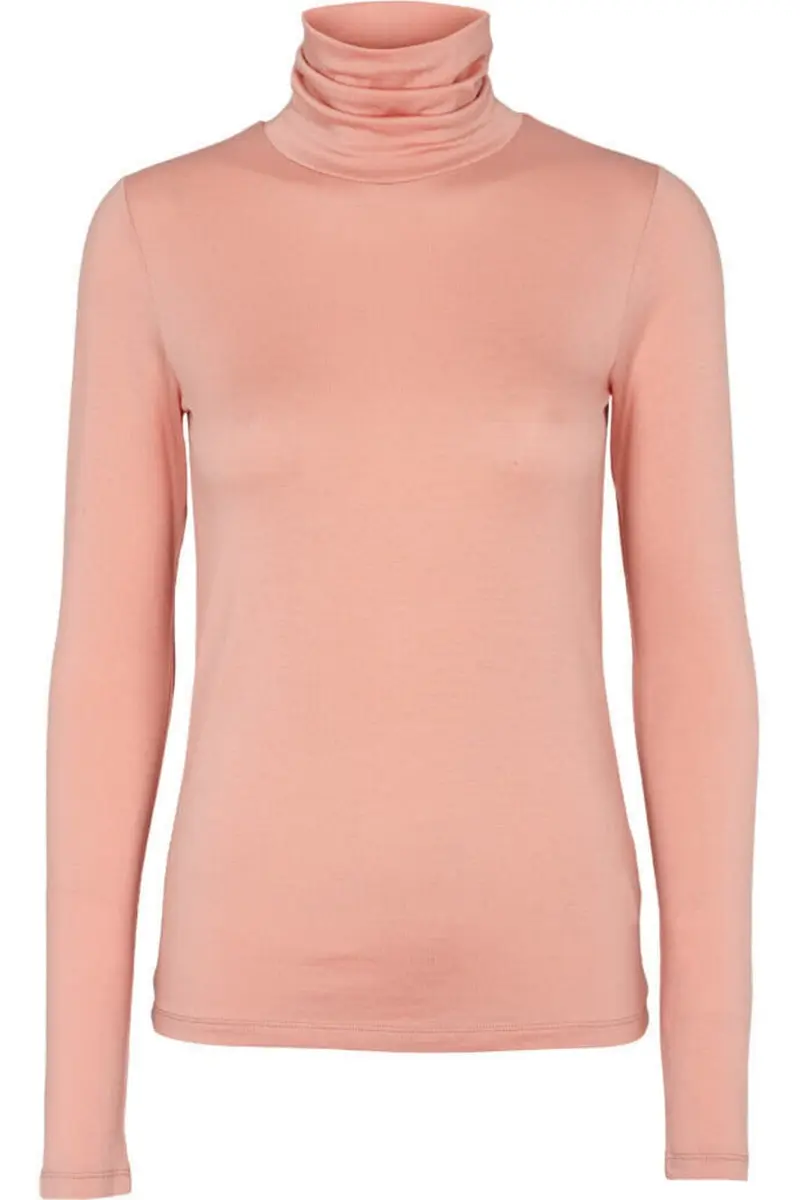 Basic Apparel - Joline T Neck - Rose Tan