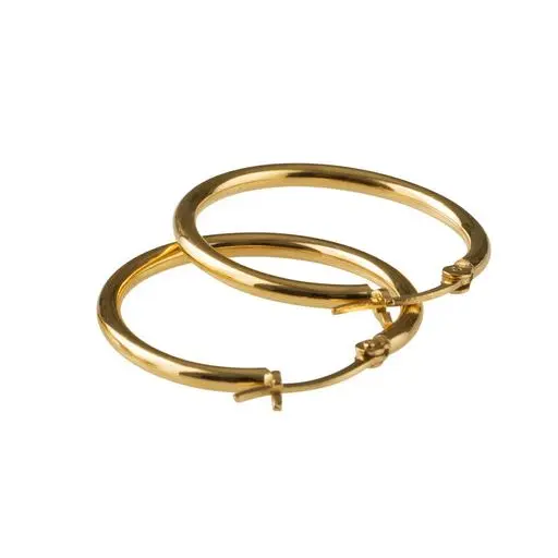 Basic large hoop guld