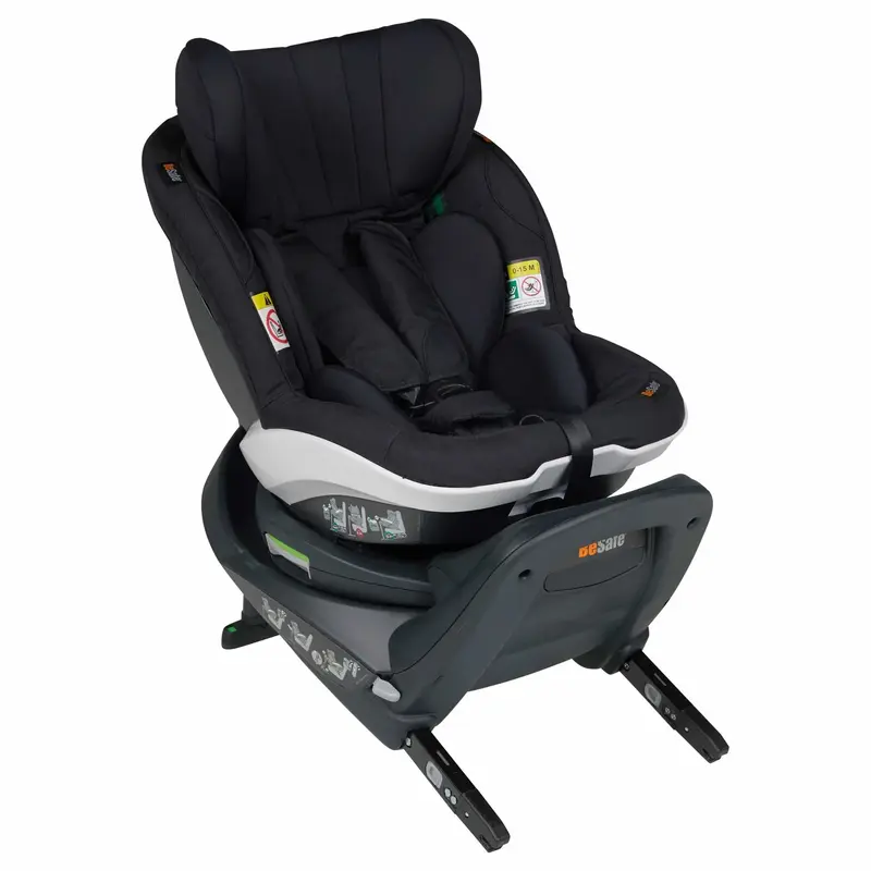 BeSafe Fresh Black Cab Izi Turn I-Size Autostol (6 måneder-4 år)