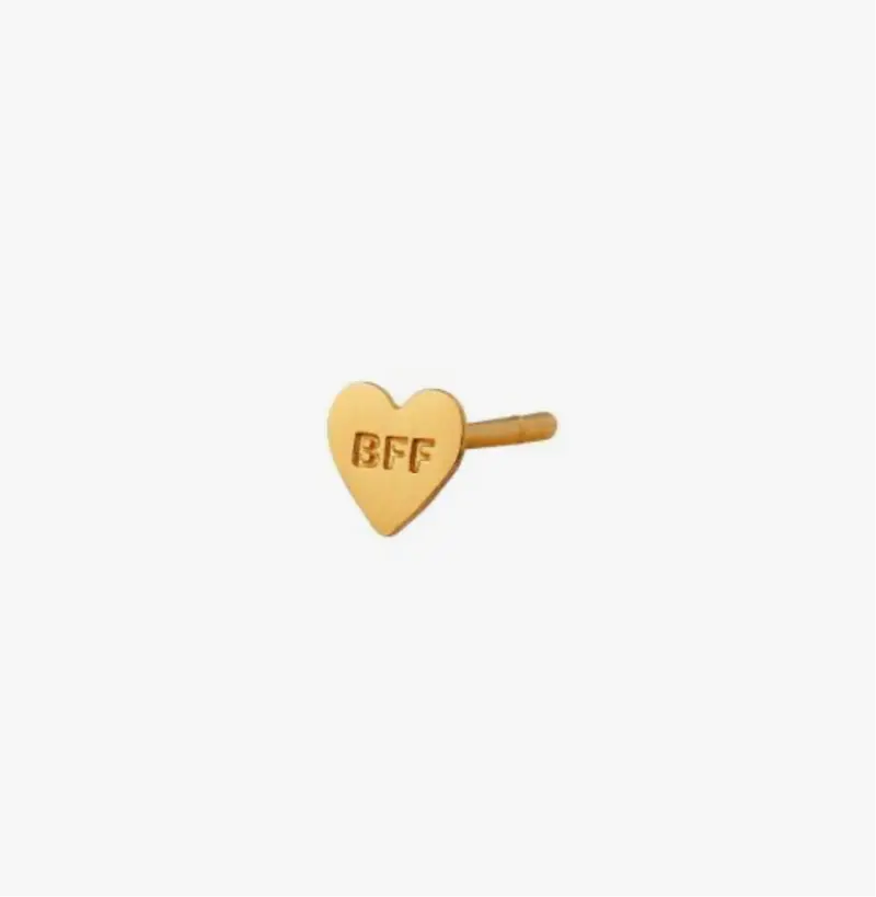 BFF Earring Gold - Single