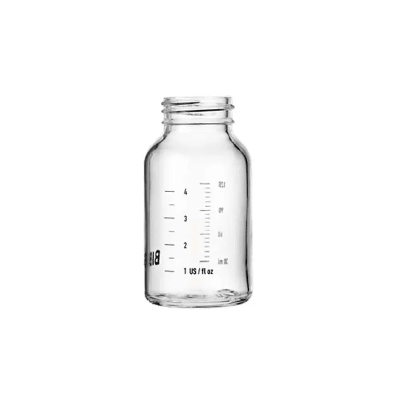 BIBS Bottle - Tilbehør - Lille Sutteflaske - Glas - 120ml