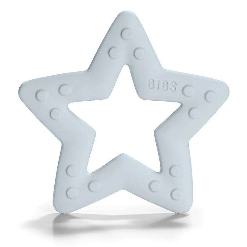 BIBS Play - Baby Bitie Bidering - Stjerne - Baby Blue