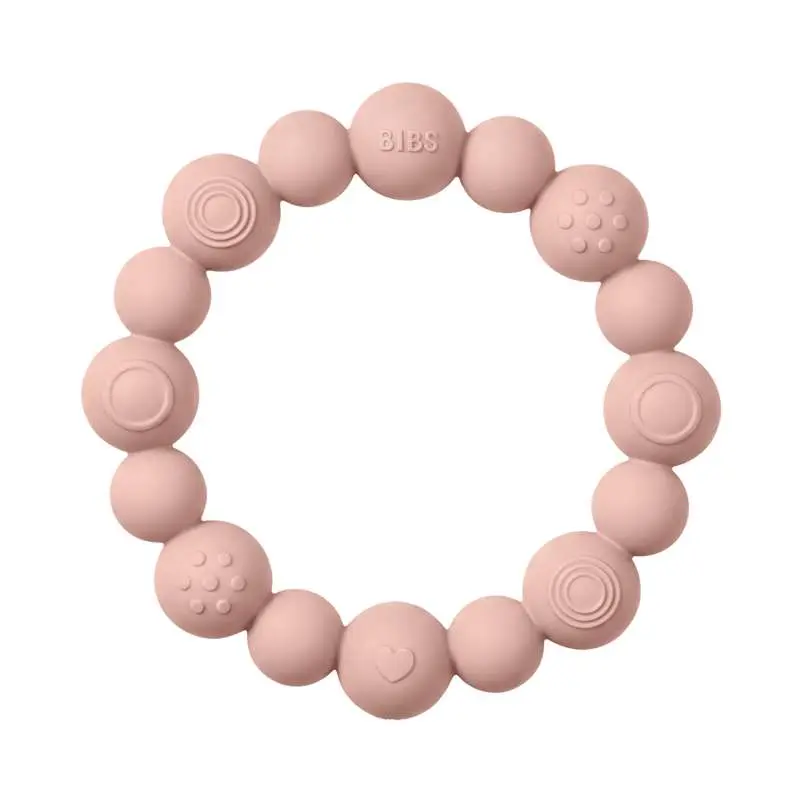 BIBS Play - Bidering m. Runde Kugler - Blush