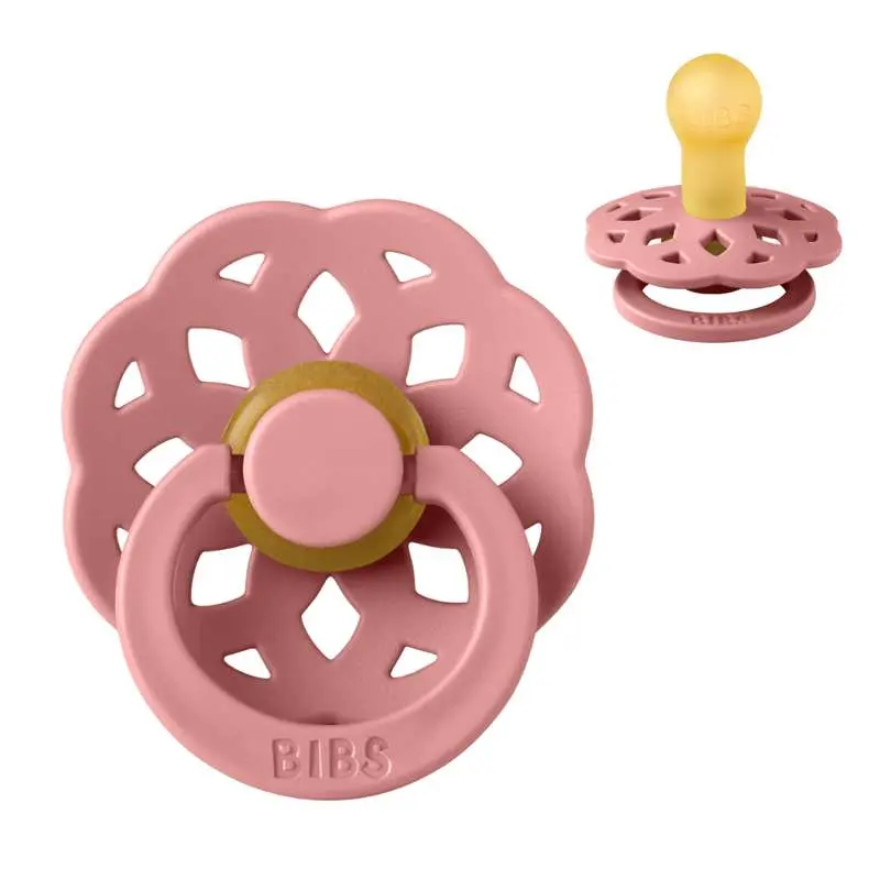 BIBS Rund Boheme Sut - Str. 1 - Naturgummi - Dusty Pink