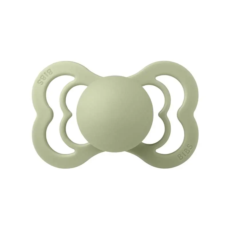 BIBS Symmetrisk Supreme Sut - Str. 2 - Naturgummi - Sage