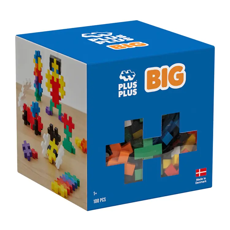 BIG Basis Farvemix 100 stk. | Plus-Plus