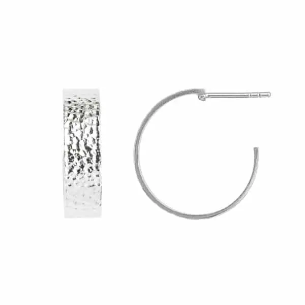 Big la mer creol earring silver