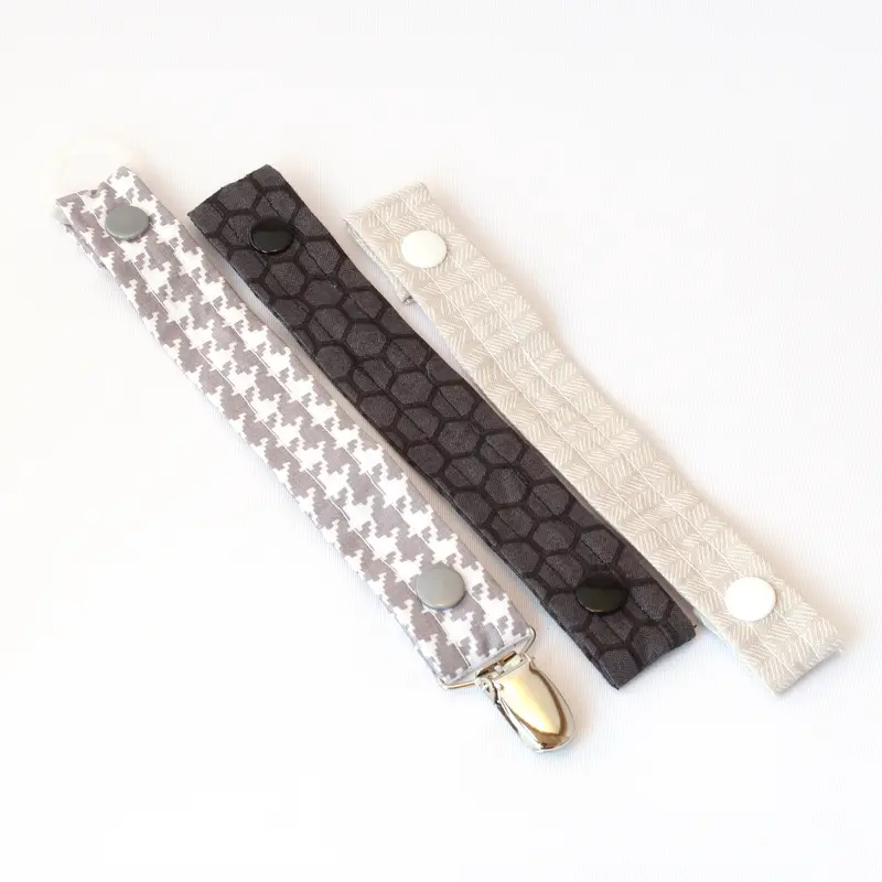 Binky Leash | Grey 3-pack