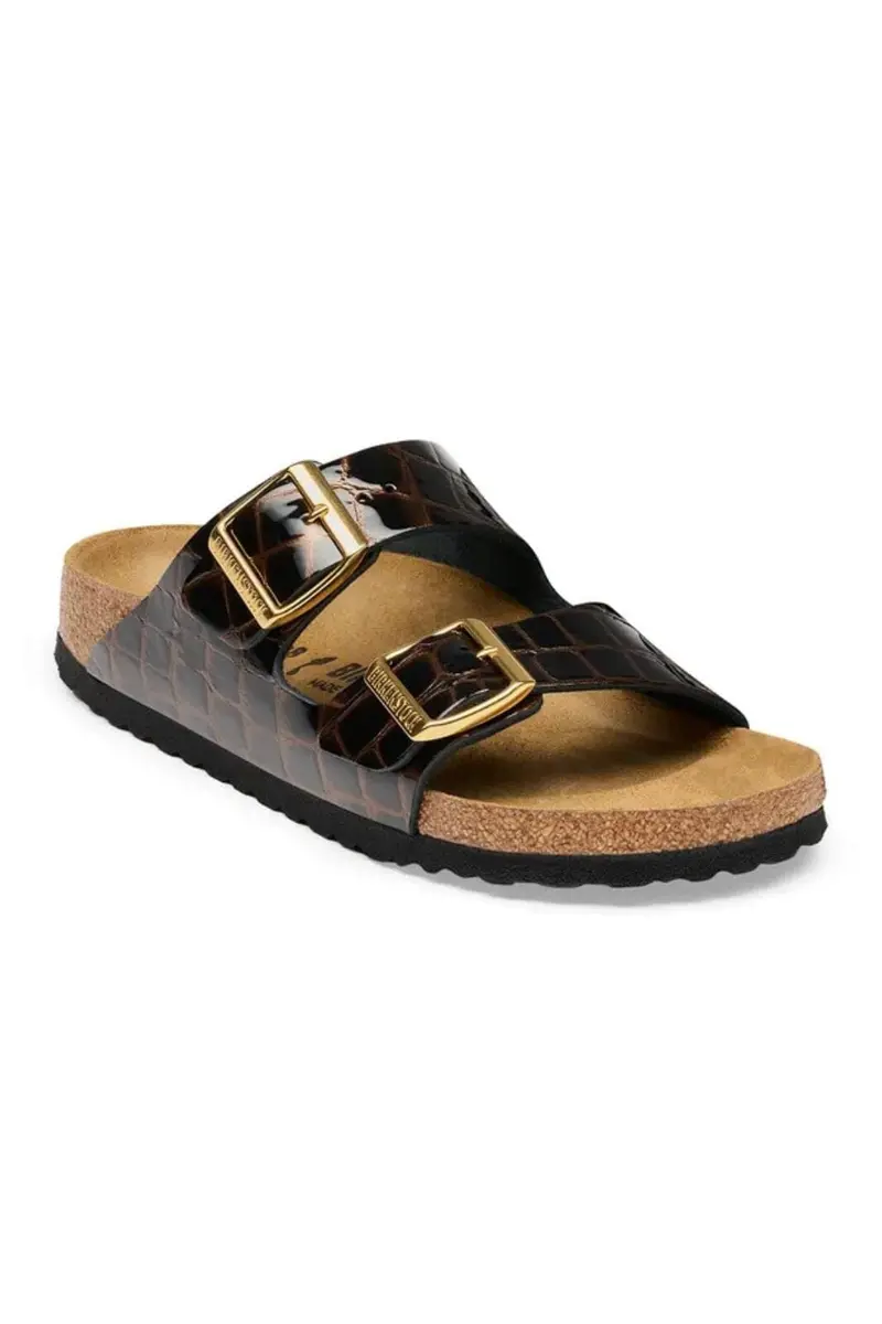 Birkenstock - Arizona 1032864   - A Emboss Animal Black