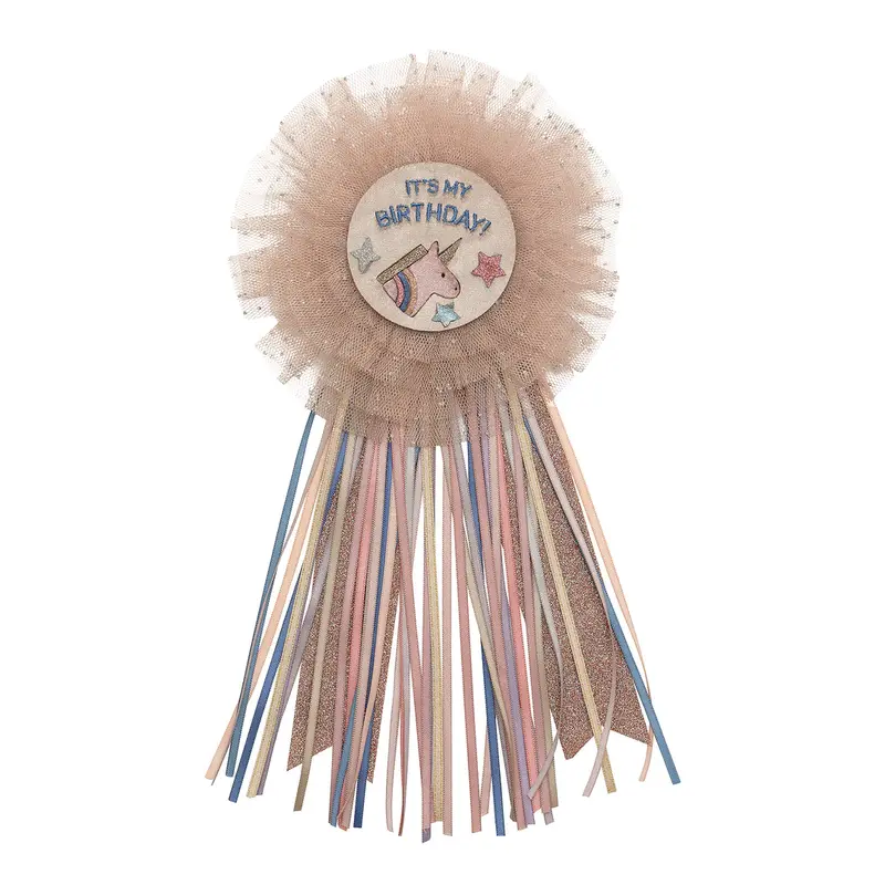 BIRTHDAY BADGE UNICORN